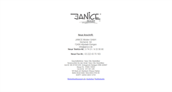 Desktop Screenshot of janice.de